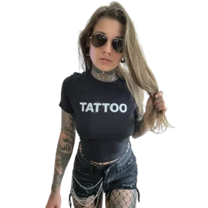 Crop Top Tattoo care elegant