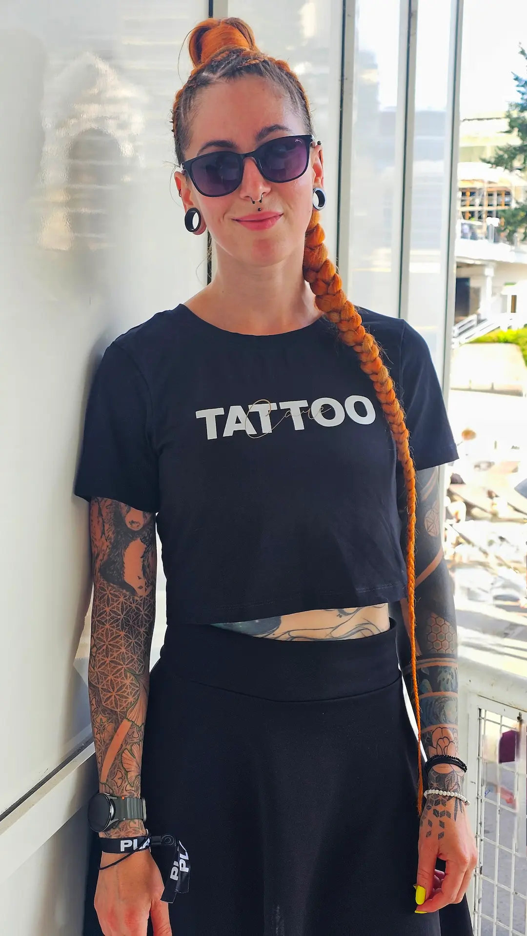 Crop top Tattoo care Elegant Luca Stuchlikova