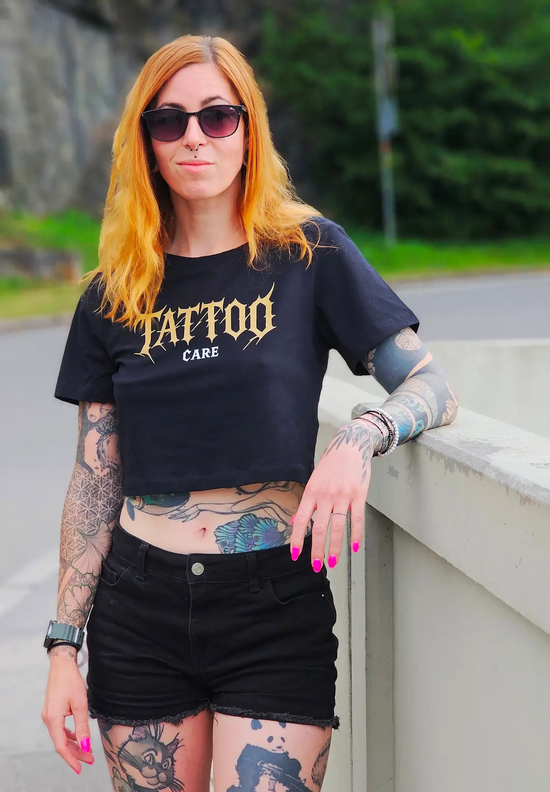Crop top Tattoo care Gothic Luca Stuchlikova